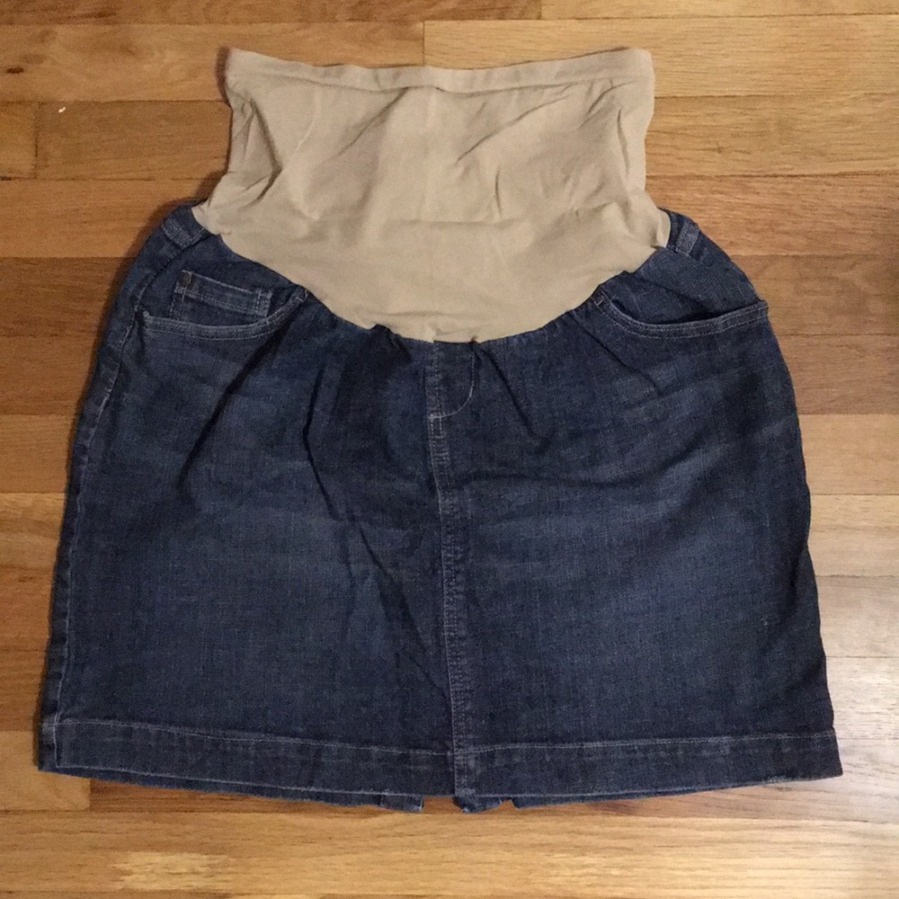 Maternity Jean Skirt